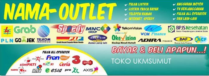 banner spanduk jualan pulsa