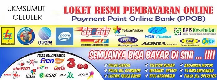 banner spanduk jualan pulsa