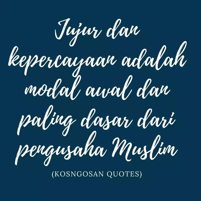kata bijak bisnis islami