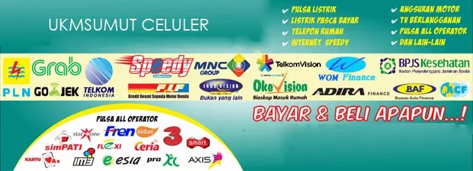 banner spanduk jualan pulsa